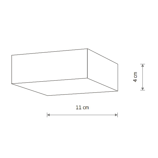 Потолочный cветильник Nowodvorski Lid Square Led White 10428