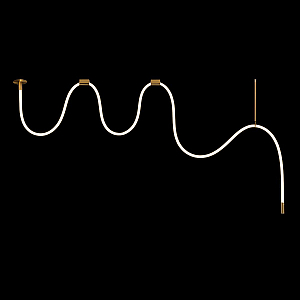 Потолочный светильник Loft IT Thread 10388B Brass