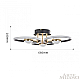Потолочный светильник Arte Milano Ferrara 276140/3+3 BK/GD