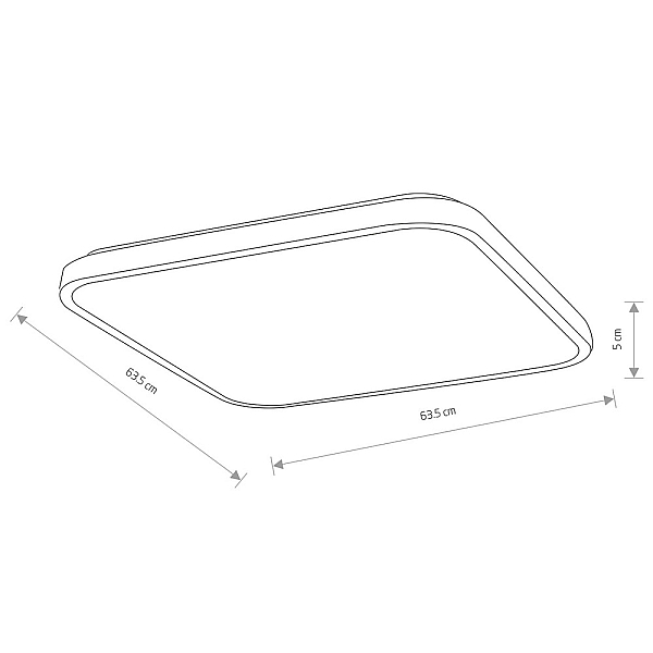 Потолочный cветильник Nowodvorski Agnes Square Led Pro Black 10988