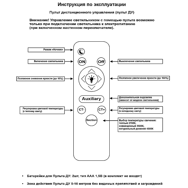 Потолочный светильник Reluce 09590-0.3-05C WH