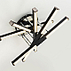 Потолочный светильник Modelight MDL.9371.600CL BK