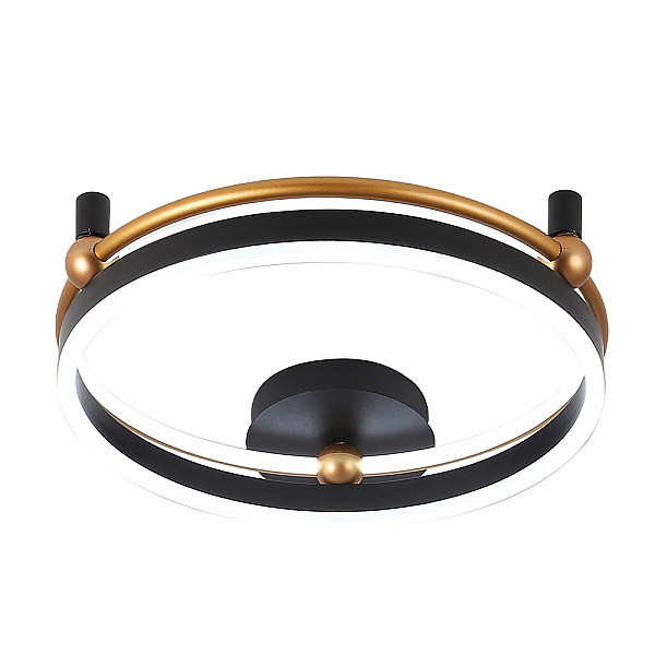 Потолочный светодиодный светильник Crystal Lux Fernando PL48W Led Black/Gold