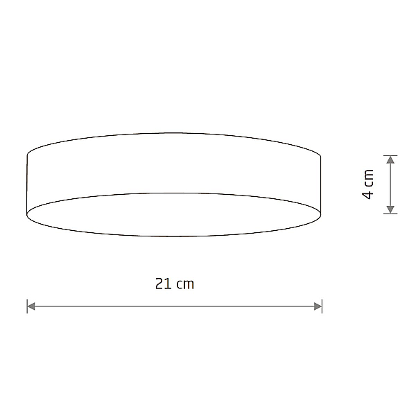 Потолочный cветильник Nowodvorski Lid Round Led White 10413
