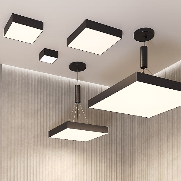 Потолочный светодиодный светильник Maytoni Technical Zon C032CL-90W4K-SQ-B