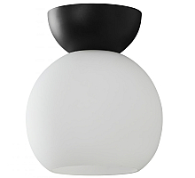 Потолочный светильник iLamp Mono C6079-1 BK+WH
