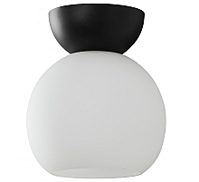 Потолочный светильник iLamp Mono C6079-1 BK+WH
