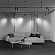 Трековый светильник  Maytoni Technical Focus Led TR144-1-12W3K-W-B