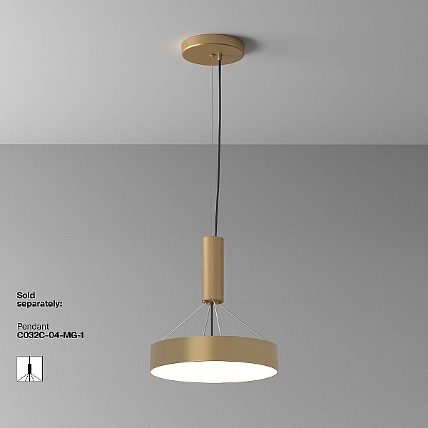 Потолочный светодиодный светильник Maytoni Zon C032CL-36W4K-RD-MG