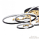 Потолочный светильник Arte Milano Ferrara 276140/6+6 BK/GD