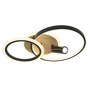 Потолочный светильник Эра Модерн Rondo CLL-1 85W 3K-6,5K RC BK
