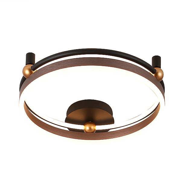 Потолочный светодиодный светильник Crystal Lux Fernando PL48W Led Coffee/Black