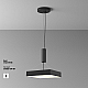 Потолочный светодиодный светильник Maytoni Zon C032CL-45W3K-SQ-B