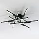 Потолочный светильник LED4U L5116-6 BK