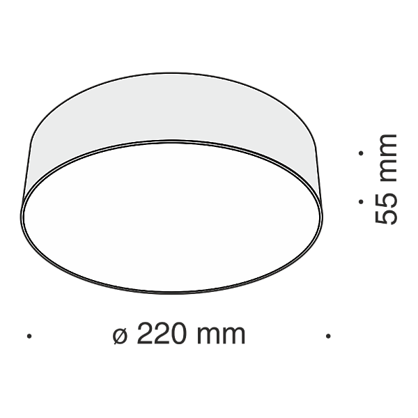 Потолочный светодиодный светильник Maytoni Technical Zon C032CL-L32B4K