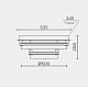 Потолочный светильник Modelight MDL.1057.530CL WH