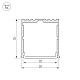 Профиль Arlight ARH-POWER-W35-2000 ANOD 016138