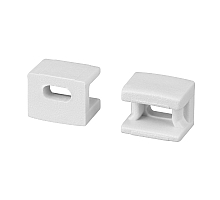 Заглушка Arlight PLINTUS-FANTOM-BENT WHITE с отверстием 043898