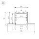 Профиль Arlight LINIA32-FANTOM-2000 ANOD (Алюминий) 049950(1)