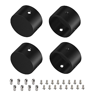 Заглушка Arlight WPH-FLEX-D22-360deg BLACK ALU глухая 049938