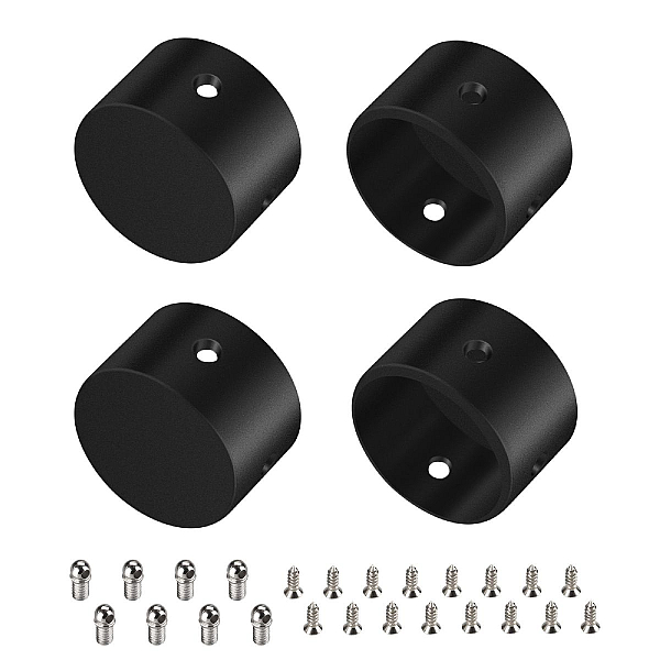 Заглушка Arlight WPH-FLEX-D22-360deg BLACK ALU глухая 049938
