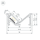 Профиль Arlight SL-BEVEL-W32-F-2000 ANOD BLACK (Алюминий) 063941