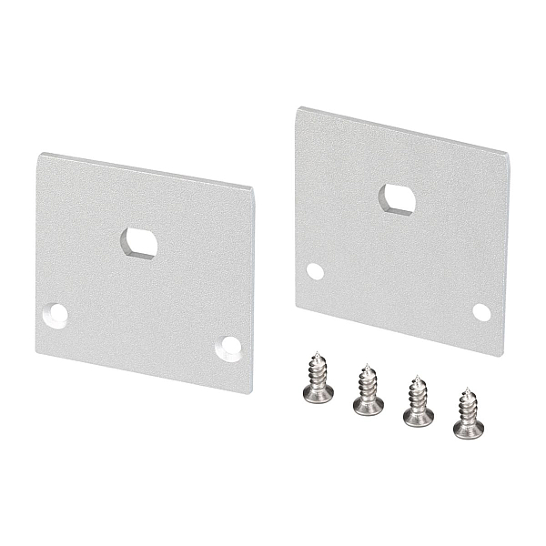 Заглушка Arlight LINE-3535-TRAY с отверстием (Алюминий) 062745
