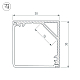 Профиль Arlight SL-KANT-H30-3000 ANOD 046182
