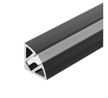 Алюминиевый профиль Arlight SL-KANT-H11-2000 ANOD BLACK 044086
