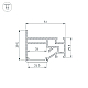 Профиль для натяжного потолка Arlight Stretch-25-Wall-Side-2000 040061