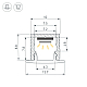 Профиль Arlight SL-MINI-10-3000 ANOD (Алюминий) 064305