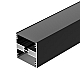 Алюминиевый профиль Arlight LINE-5050-DUAL-2000 ANOD BLACK 045652