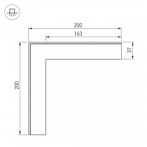 Соединитель профиля Arlight SL-LINIA 030105