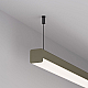 Профиль с экраном Arlight LINE-D-3030-2000 SQUARE OLIVE GREY+OPAL 055097