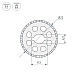 Силиконовый профиль Arlight WPH-FLEX-ROPE-D22-360deg-S8-10m WHITE 053828