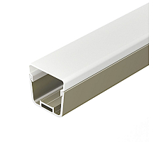 Профиль с экраном Arlight LINE-D-3734-2000 TETRA OLIVE GREY+OPAL 055098