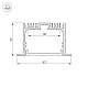 Профиль Arlight SL-LINIA62-F-2000 ANOD 019292
