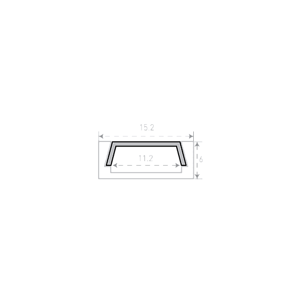 Алюминиевый профиль SWG SF-1506-BL 020193