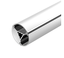 Алюминиевый профиль Arlight ROUND-D36-360-2500 ANOD BLACK 050250