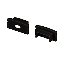 Заглушка Arlight LINE-1708 BLACK с отверстием 040315