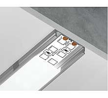 Алюминиевый накладной профиль Ambrella Light Alum Profile GP1800AL
