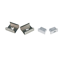 Комплект заглушек и скоб Uniel UFE-N02 SILVER A POLYBAG UL-00000622