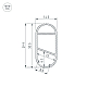 Профиль Arlight WARDROBE-1530-2000 ANOD BLACK 054942