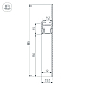 Алюминиевый профиль Arlight ARH-PLINTUS-50-FANTOM-3000 ANOD 052662
