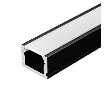 Алюминиевый профиль Arlight PIK-1007-2000 ANOD BLACK 045492