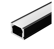 Алюминиевый профиль Arlight PIK-1007-2000 ANOD BLACK 045492