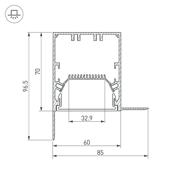 Соединитель профиля Arlight SL-LINIA 030136