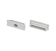 Заглушка Arlight LINE-3010 SILVER с отверстием (Пластик) 061547