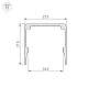 Профиль Arlight WPH-FLEX-2020-1000 ANOD (Алюминий) 062627