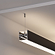 Алюминиевый профиль Arlight LINE-5050-DUAL-2000 ANOD BLACK 045652